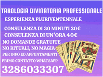 Tarologo esperienza pluriventennale